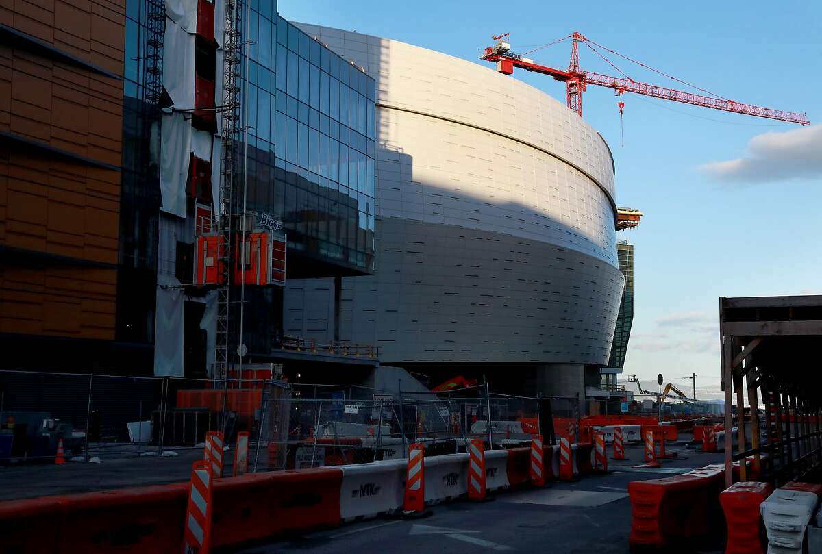 The Chase Center, located at 1601 3rd Street, is under construction in San Francisco, Calif. on Wednesday, February 20, 2019. The mayor and other San Francisco officials are convening a special council to address concerns around congestion and infrastructure tied to the planned September opening of the Chase Center.