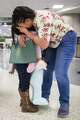 Guatemalan mother Sara Caal and her 5-year-old daughter, Alida, embrace at the George Bush Intercontinental Airport in Houston after not seeing each other for nine months. Caal arrived in Houston from San Antonio on Thursday, Feb. 21, 2019. The pair was separated at the Texas-Mexico border last summer. Caal's case is one of possibly "thousands" in which children were separated from their parents under Trump's "zero tolerance" policy and resettled with relatives or other so-called sponsors.