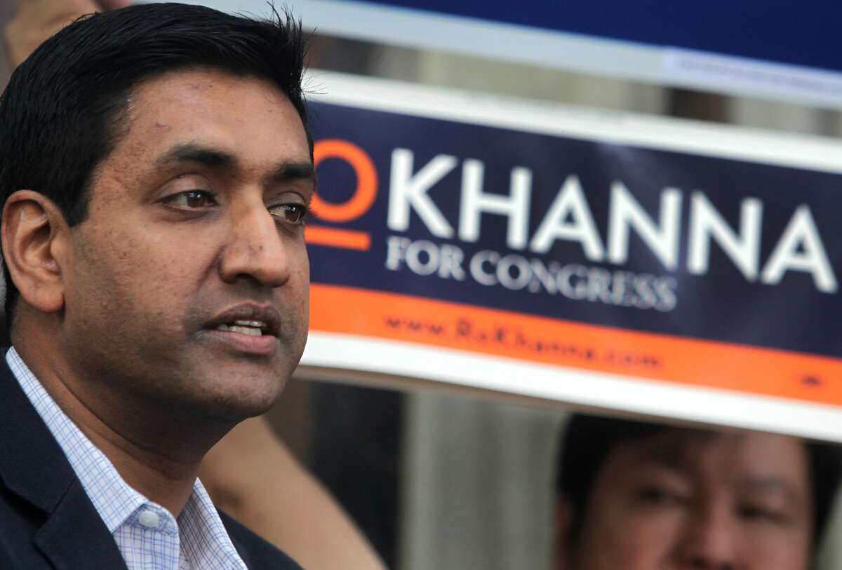 Ro Khanna rallies his team of campaign volunteers before canvassing neighborhoods in Fremont, Calif. on Saturday, Nov. 1, 2014. Khanna is seeking to unseat incumbent Rep. Mike Honda in the 17th Congressional District in the South Bay.