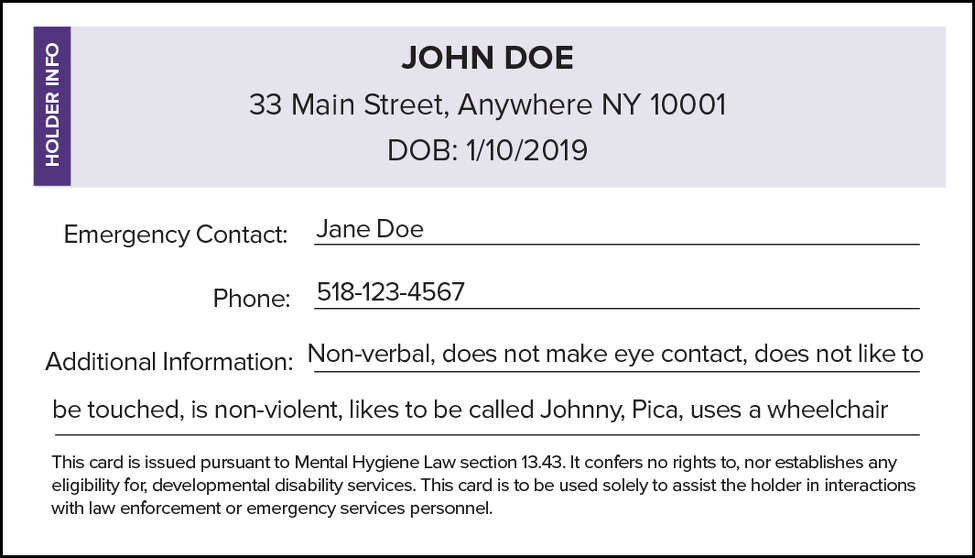 NY launches ID cards for people with developmental disabilities