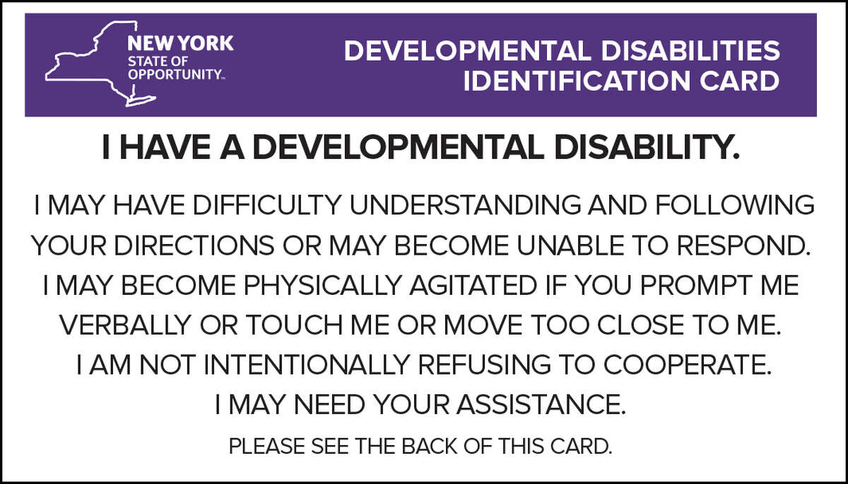 NY launches ID cards for people with developmental disabilities