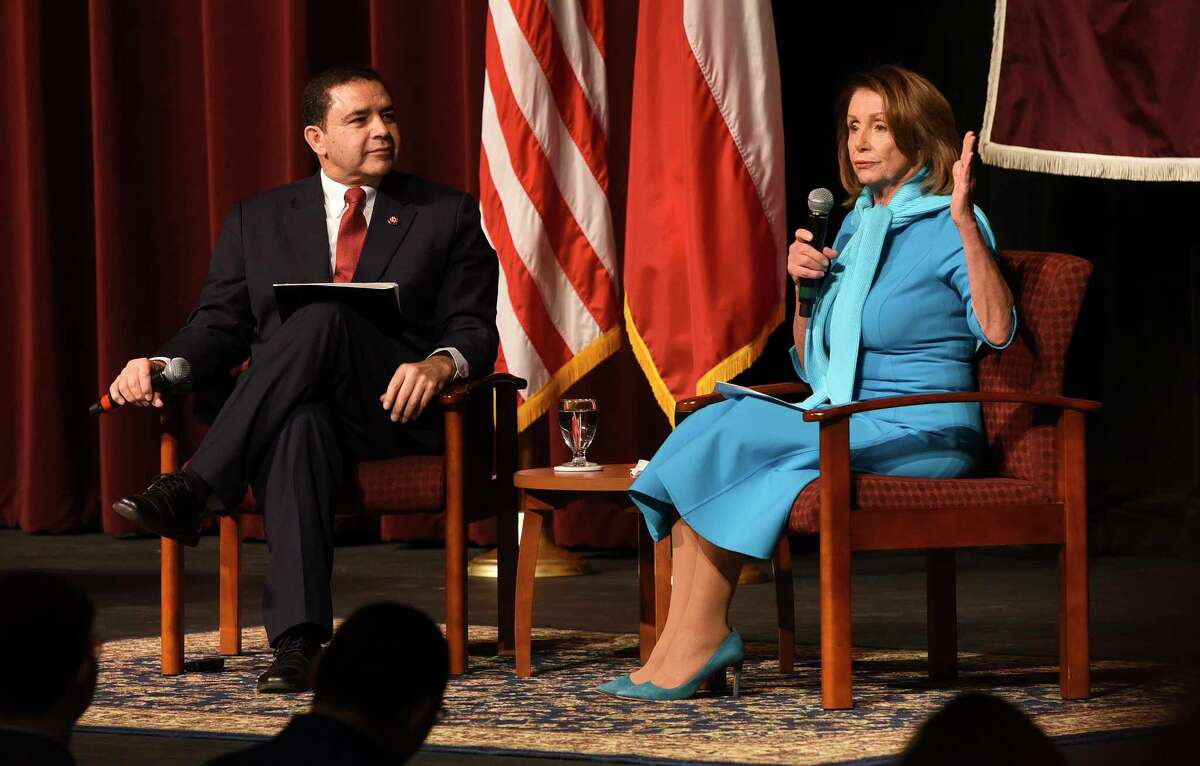 The Texas A&M International University Student Government Association hosts U.S. Speaker of the House Nancy Pelosi as the guest lecturer joined by U.S. Congressman Henry Cuellar (TX-28) on Friday, Feb. 22, 2019 at the TAMIU Center for the Fine and Performing Arts. 