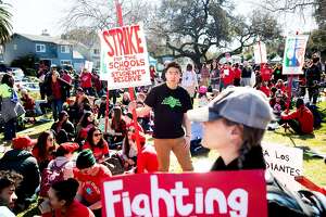 Negotiators for teachers and school district meet on second day of strike