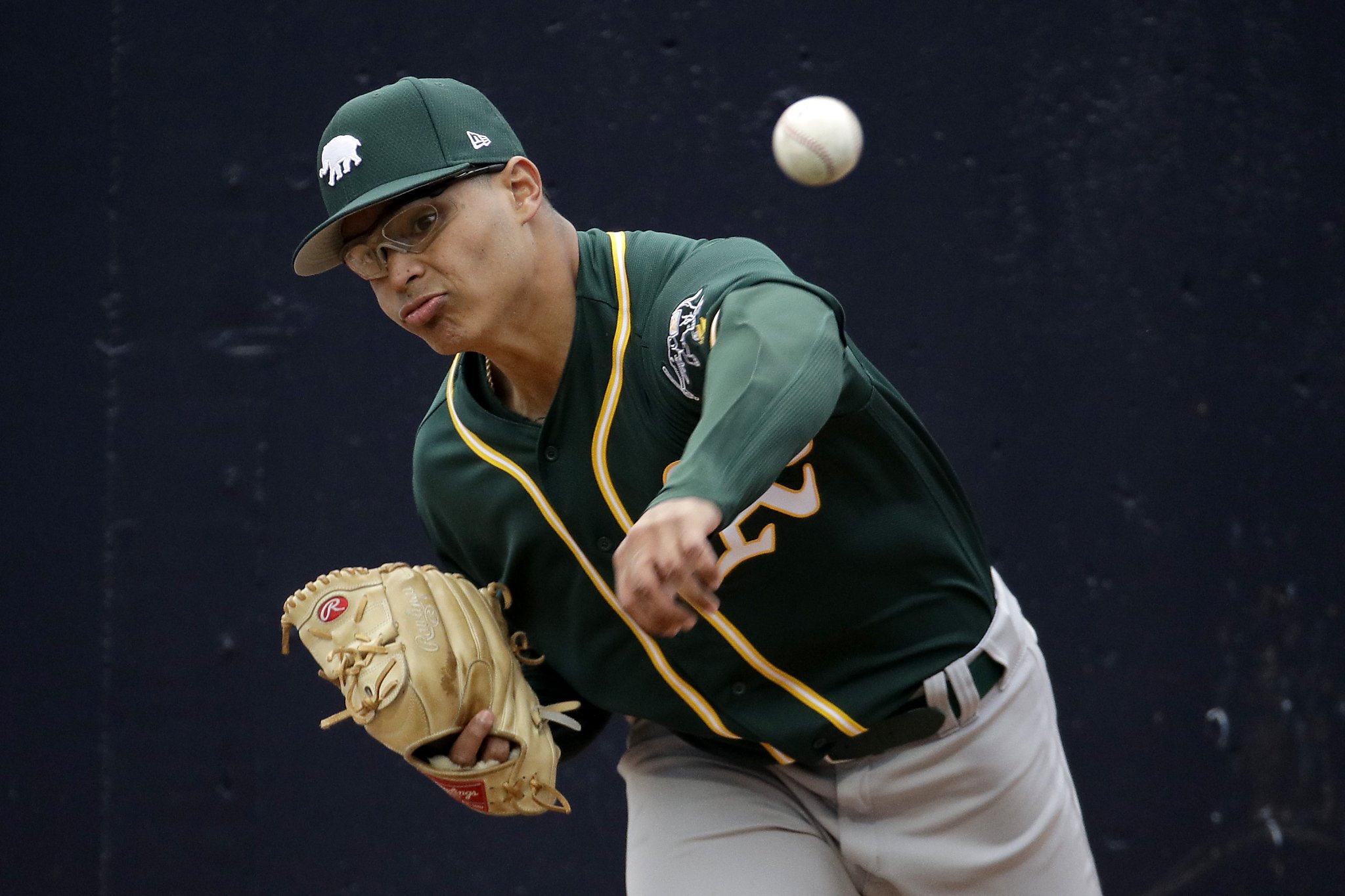 Good first day for A's lefty Jesús Luzardo: 'Best I've felt in