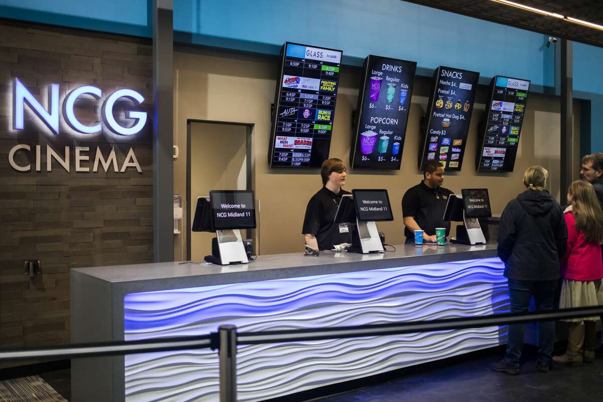 NCG Midland Cinemas has reopened after renovations. In addition to a complete renovation of the theater's auditorium, lobby, concessions and restroom areas, new additions to the theater include heated luxury seats and a full-service bar. (Katy Kildee/kkildee@mdn.net)
