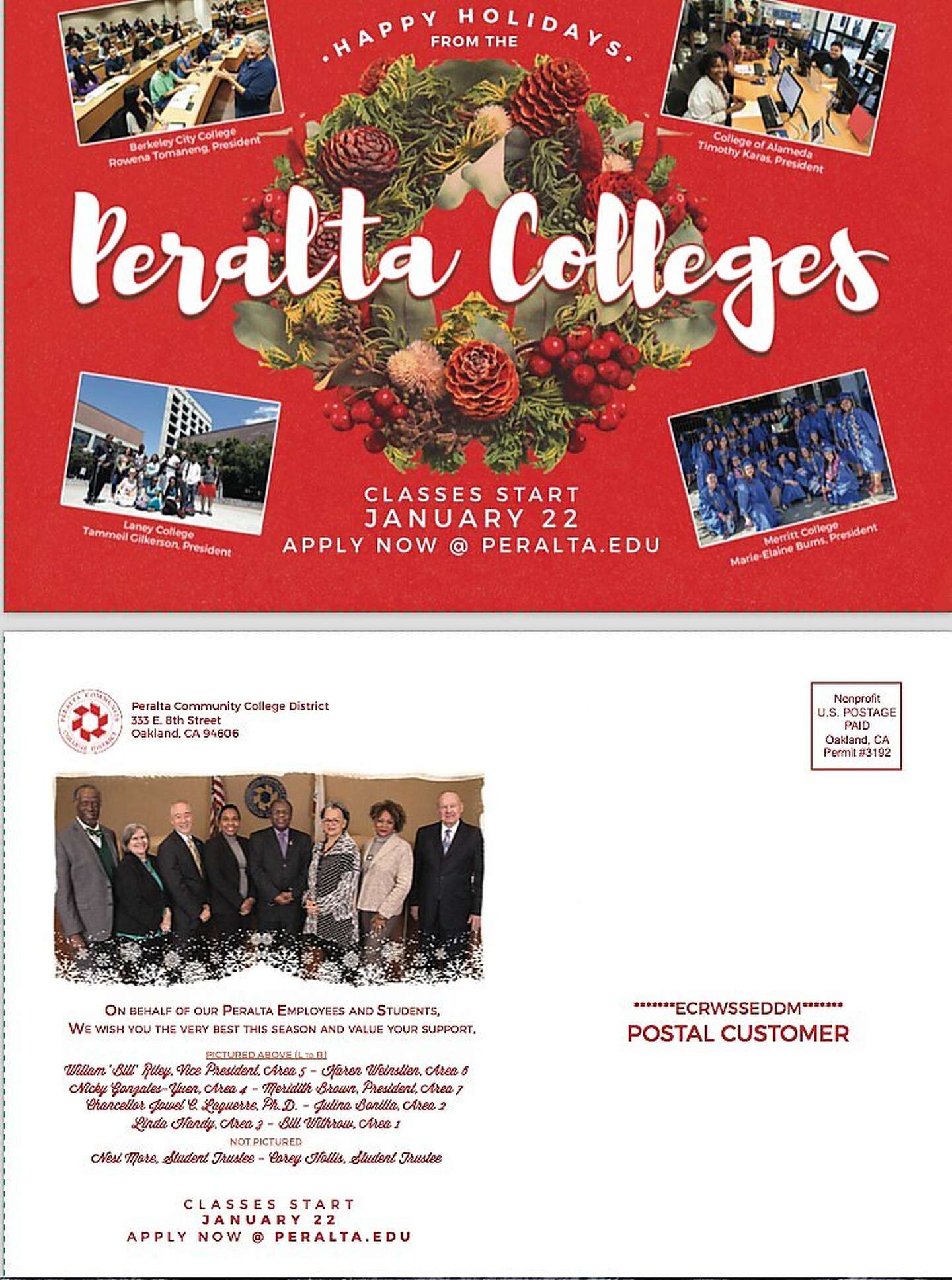 Chancellor of troubled Peralta college district is out
