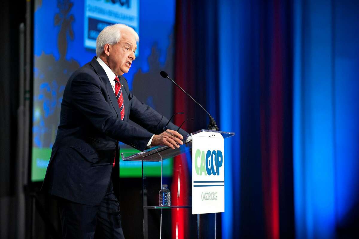 GOP John Cox was the luncheon speaker at the CA COP Spring Convention at the Hyatt Hotel in Sacramento on Friday, Feb. 22, 2019.