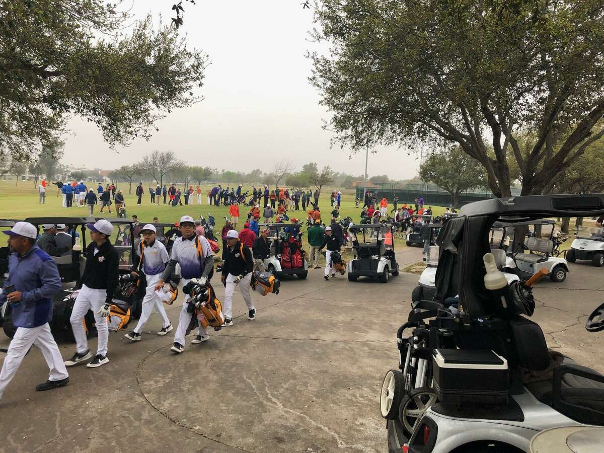 The 27th Border Olympics boys' golf tournament opened Friday at the Laredo Country Club. St. Augustine is second in the team standings and has Marcelo Garza and Horacio Perez a stroke back of first place individually following the opening round.