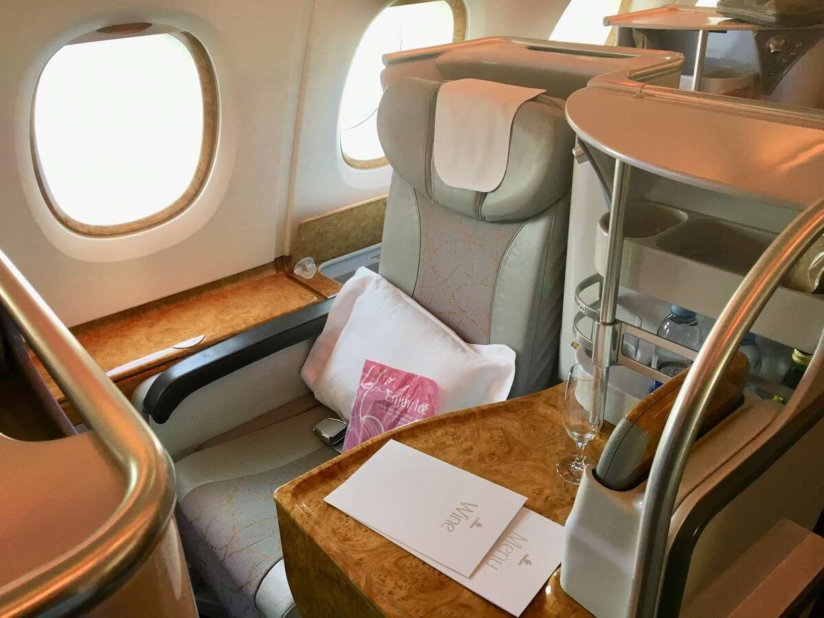 What it's like to fly Emirates business class