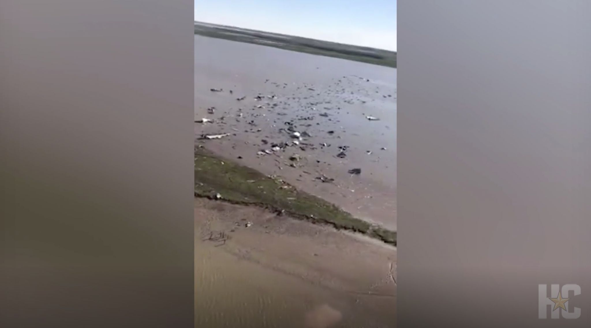 Video shows massive debris field in Amazon plane crash near Anahuac