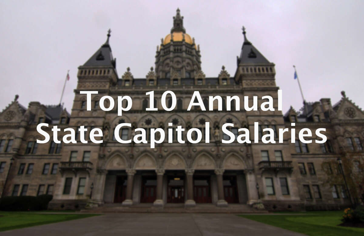 >>Click through to see the top 10 annual state capitol salaries from the past year.