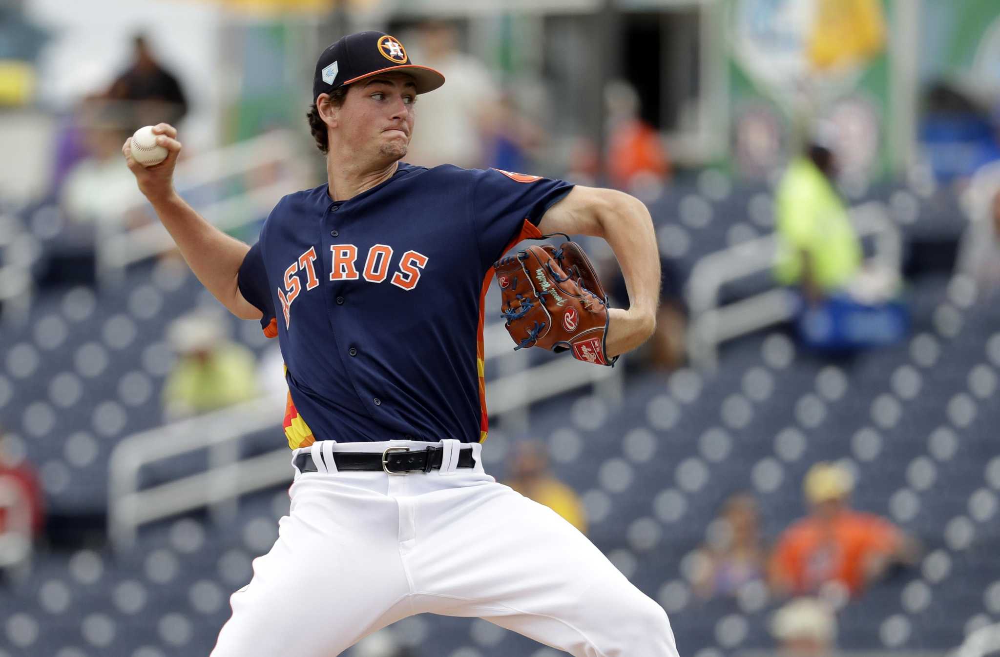 Daddy's back': Ex-Alamo Heights star Forrest Whitley gets new jersey at Astros  spring training
