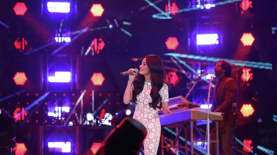 Kacey Musgraves performs during the Houston Livestock Show and Rodeo at NRG Stadium, Monday, Feb. 25, 2019, in Houston.