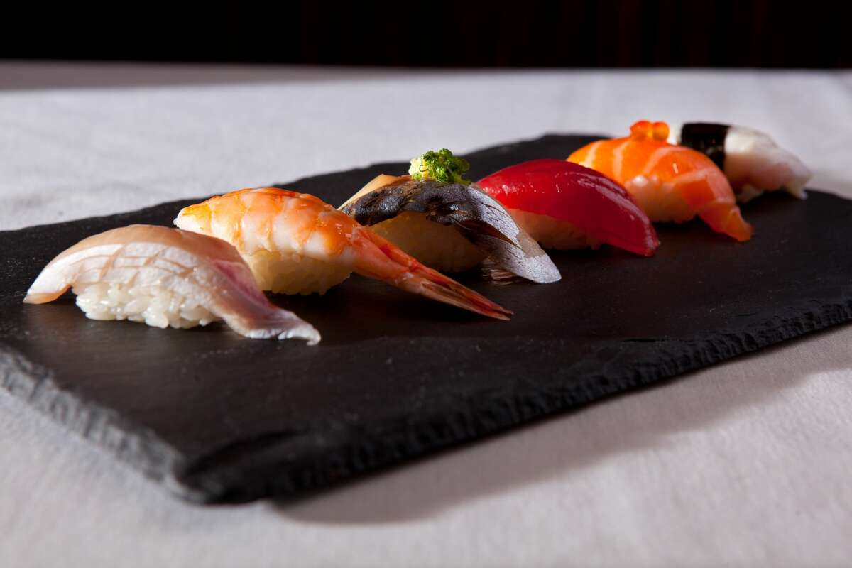 The kitchen at Uptown Sushi offers a roster of Japanese-fusion cuisine, plus nigiri.
