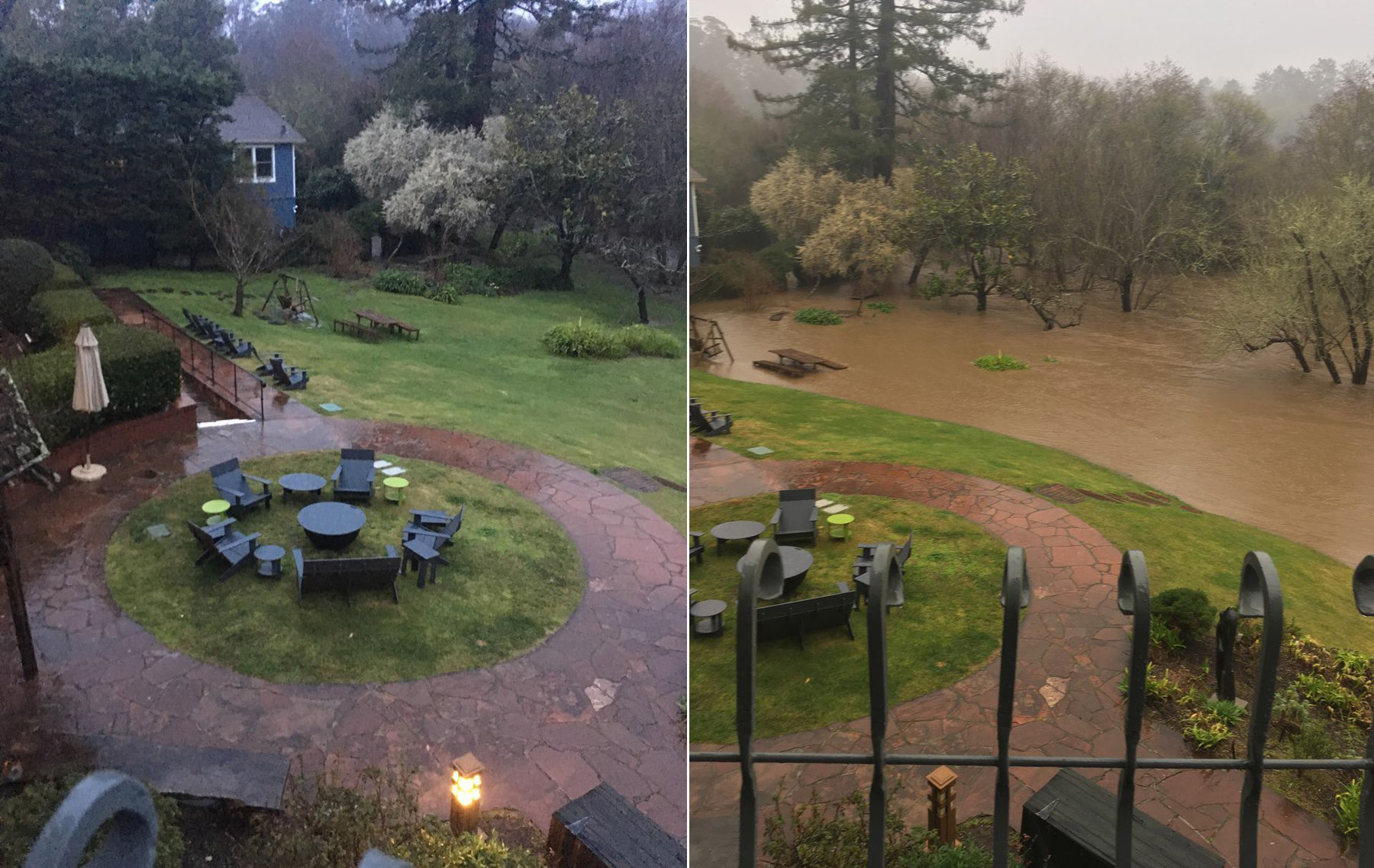 Soaked! Atmospheric dumps 6 inches on Marin while delivering only drizzle  to SF