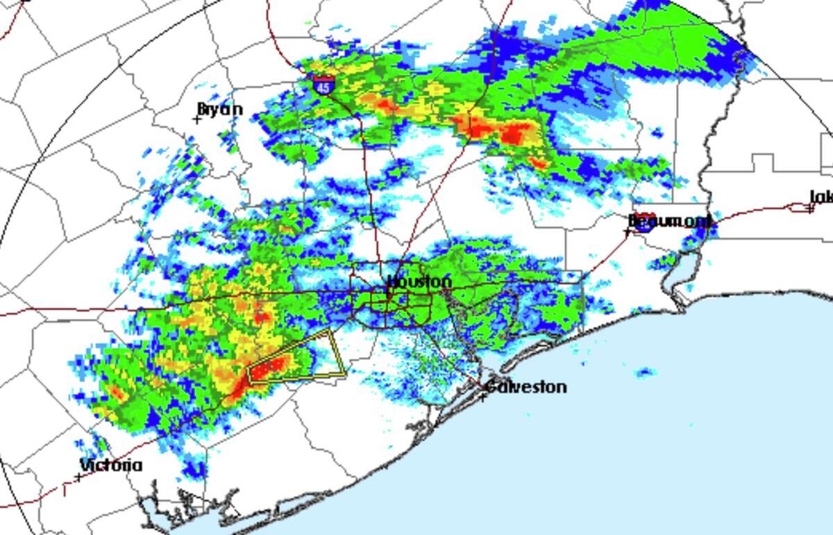 A storm system coming from the southwest is expected to bring heavy rains, lightning and potentially hail to the Houston area on Tuesday, Feb. 26, 2019.