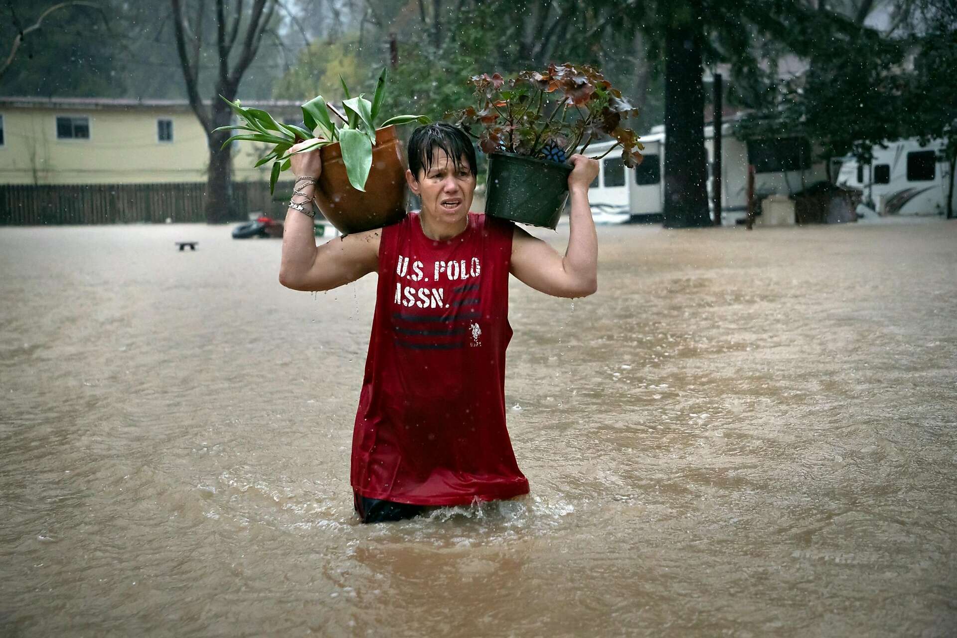 Soaked! Atmospheric dumps 6 inches on Marin while delivering only drizzle  to SF