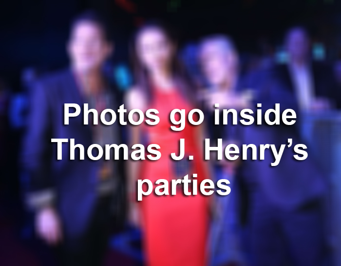 Photos go behind the scenes at Thomas J Henry's parties