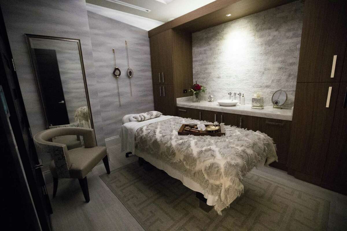 Treatment room at the Spa at the Post Oak Hotel