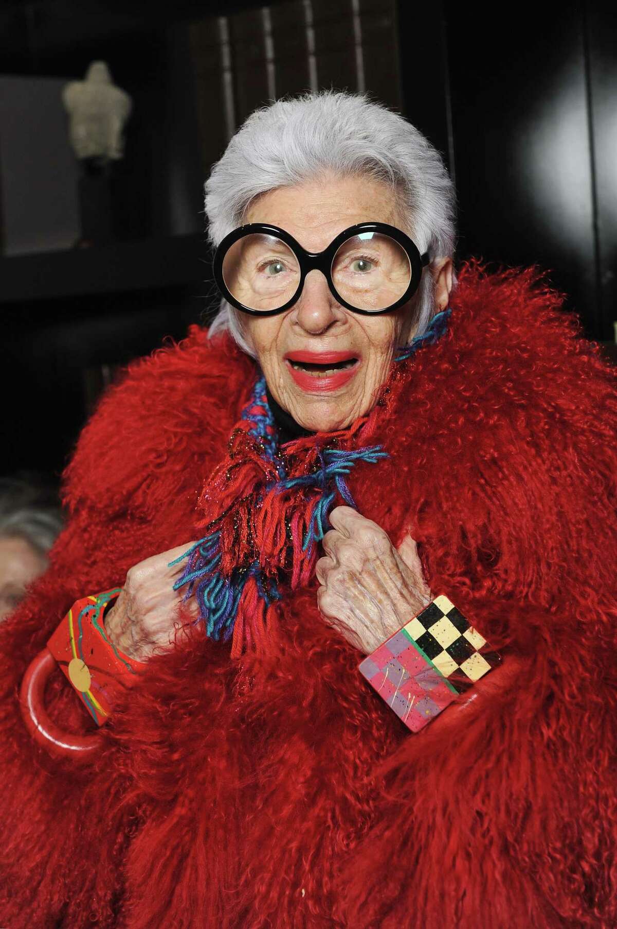 Styleicon Iris Apfel discusses her coloring book and living in color