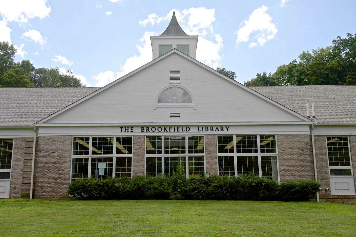 A study on replacing windows and updating lower level bathrooms to meet handicap accessibility requirements are part of the town improvement plan for the Brookfield Library that will be included in the capital budget referendum in Brookfield. Thursday, August 2, 2018, in Brookfield, Conn.
