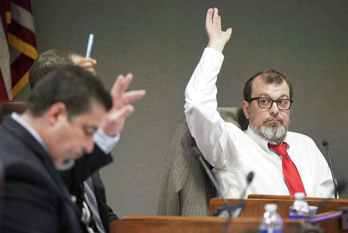 Attorney Eric Dick, shown here in February, represented plaintiffs who sued to overturn a 2015 referendum to change Houston's term limits from three two-year terms to two four-year terms.