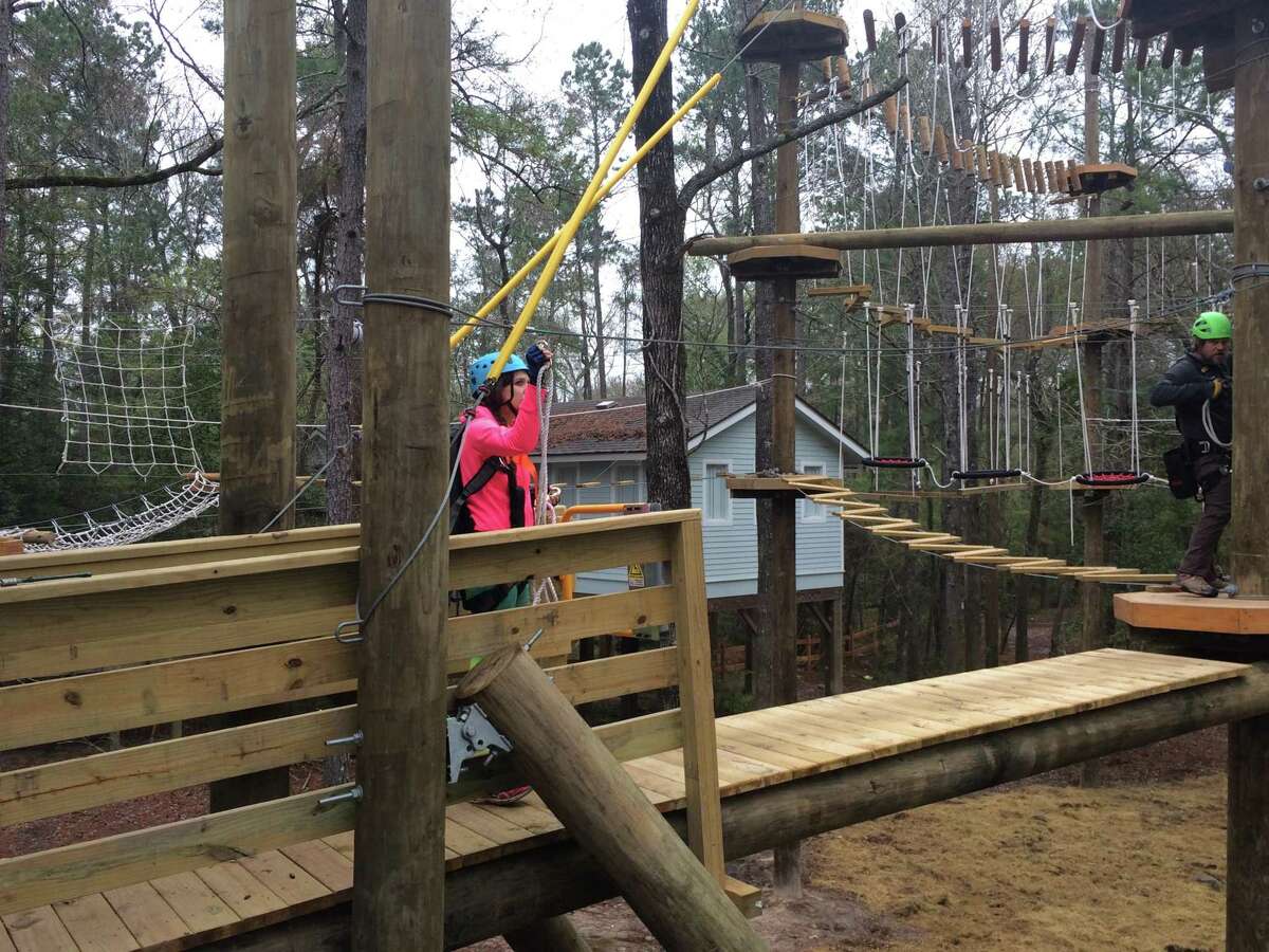 Texas TreeVentures high ropes park in The Woodlands expected to open in