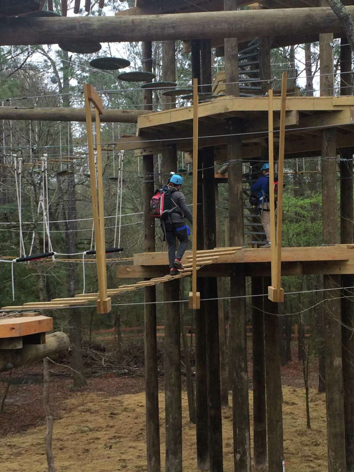 Texas TreeVentures high ropes park in The Woodlands expected to open in