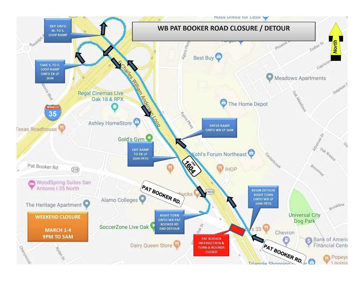 Weekend traffic closures on San Antonio’s Northeast Side to gum up Loop ...