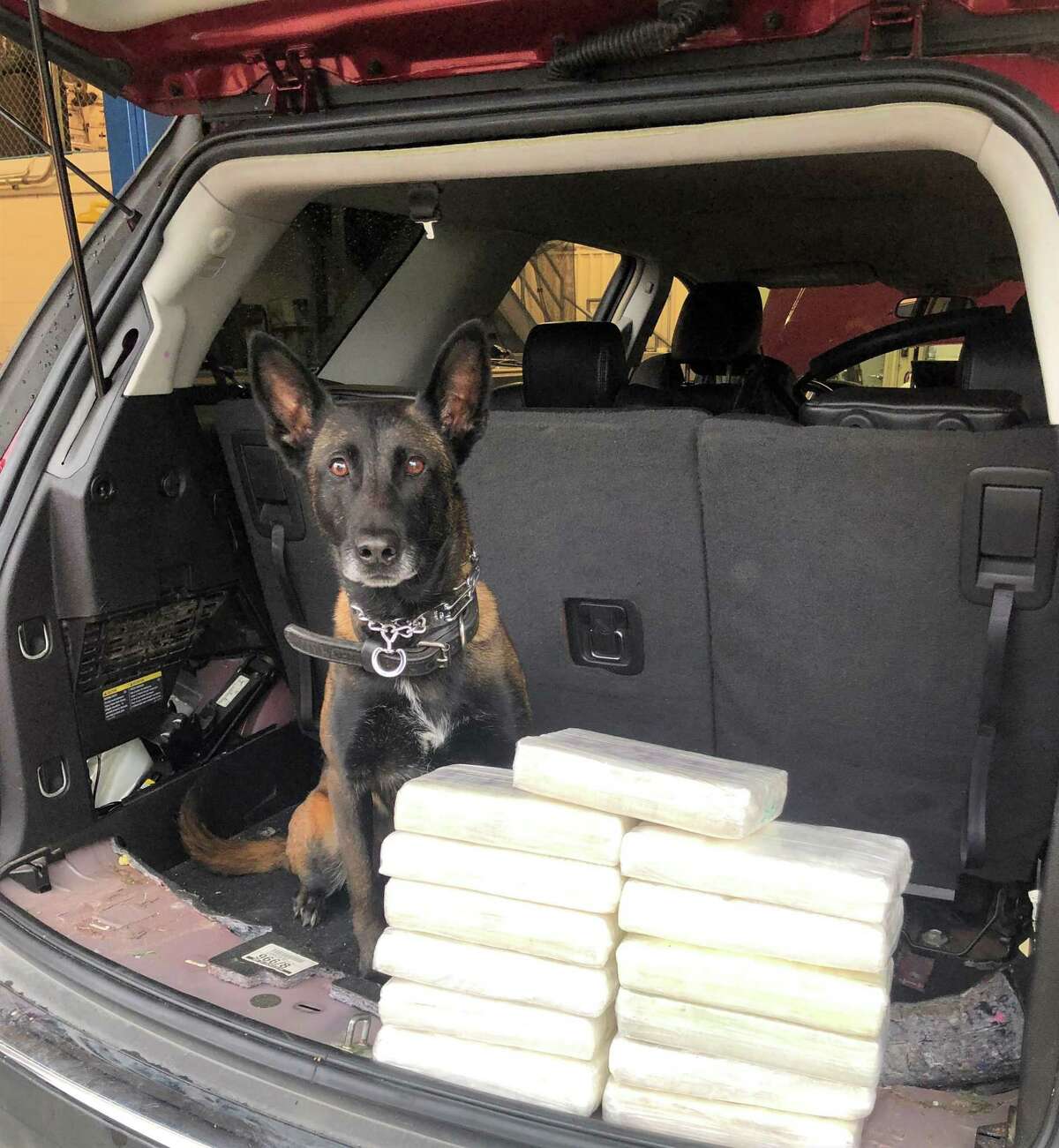On Thursday, Feb. 28, 2019, a Fort Bend County Sheriff's Office interdiction K-9 team conducted a traffic stop on U.S. 59 northbound near Rosenberg. During the stop, cocaine with a street value estimated at more than $700,000 was recovered.