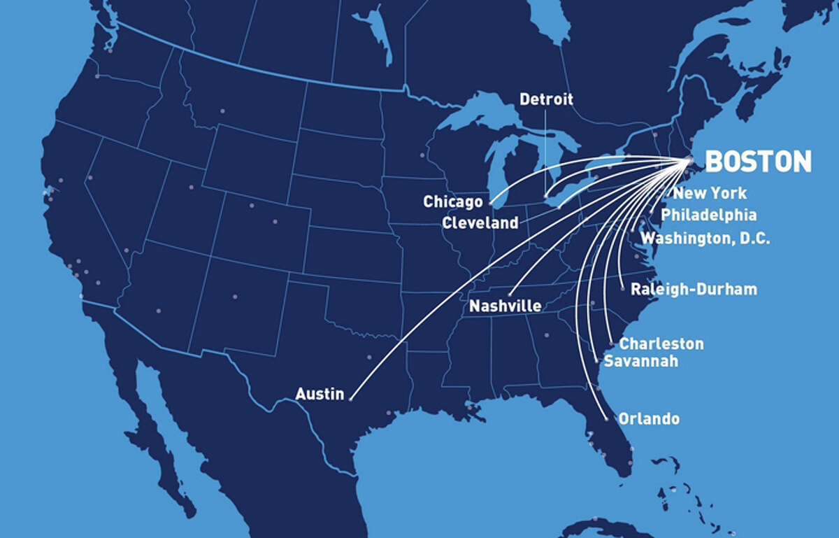 Routes: Rare 747, Delta at Seattle + AA, JetBlue, Spirit, Air Canada ...