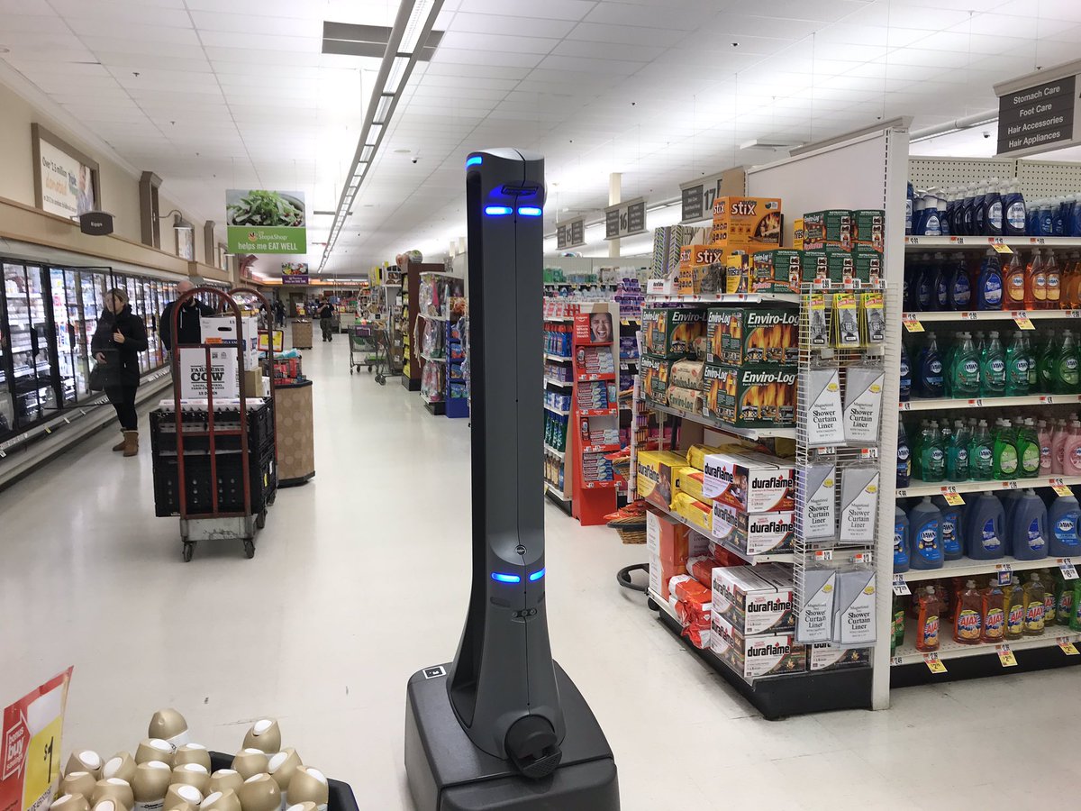 robots at stop and shop