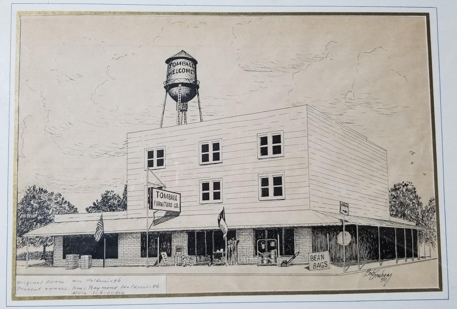 Antique vault in downtown Tomball explained, mascot statue too