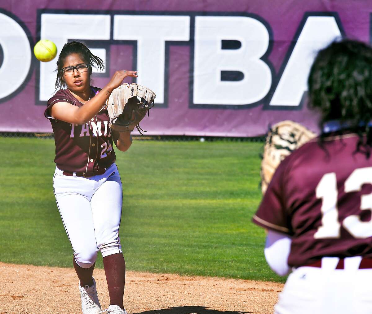 Melanie had one of TAMIU’s two hits Saturday as the Dustdevils were shut out 11-0 in five innings in their series finale at Oklahoma Christian.