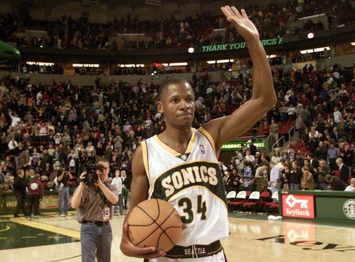 ray allen supersonics shirt