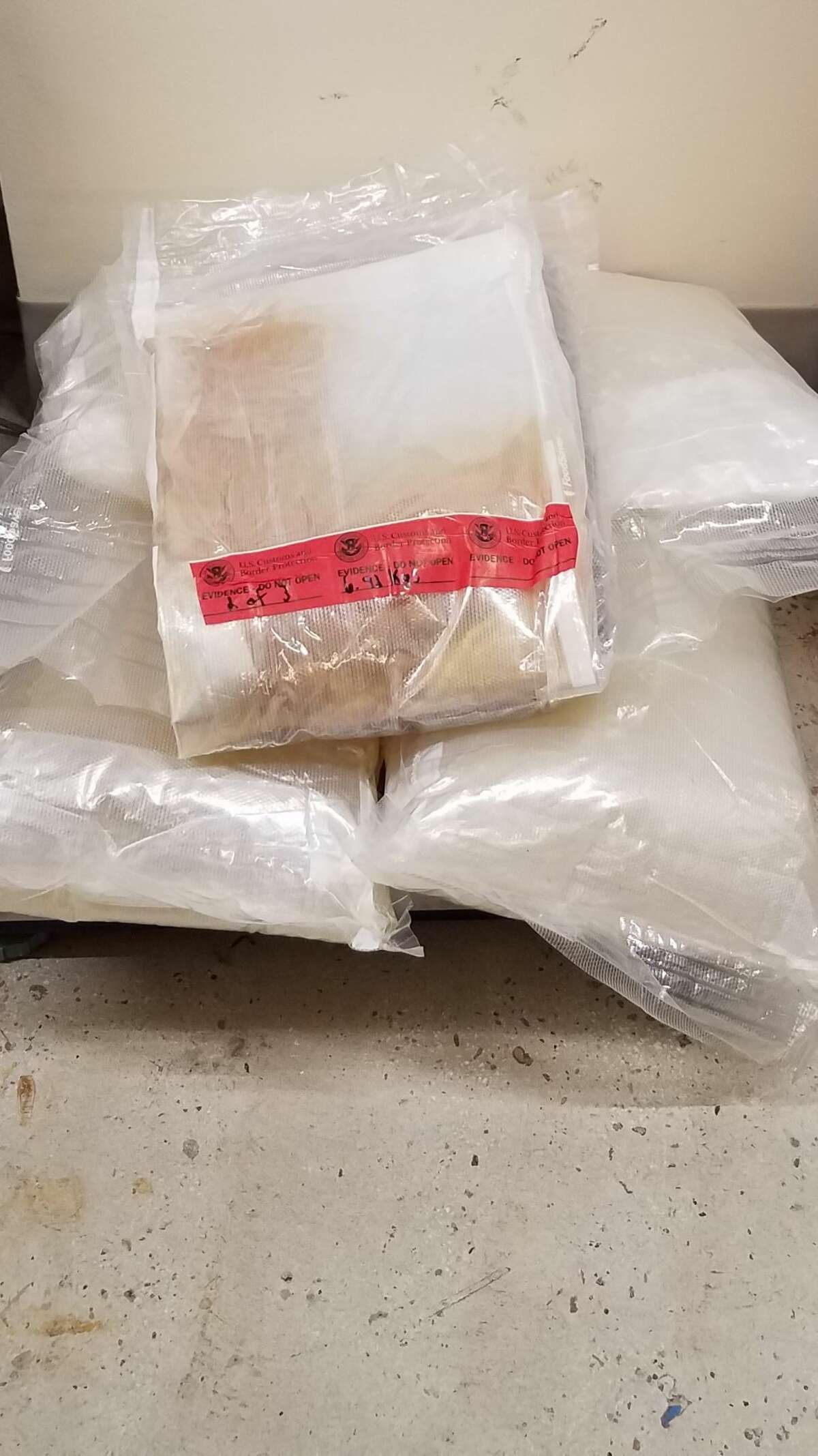 19 packages containing a total of 23 pounds of alleged meth were seized at the Juarez-Lincoln International Bridge.
