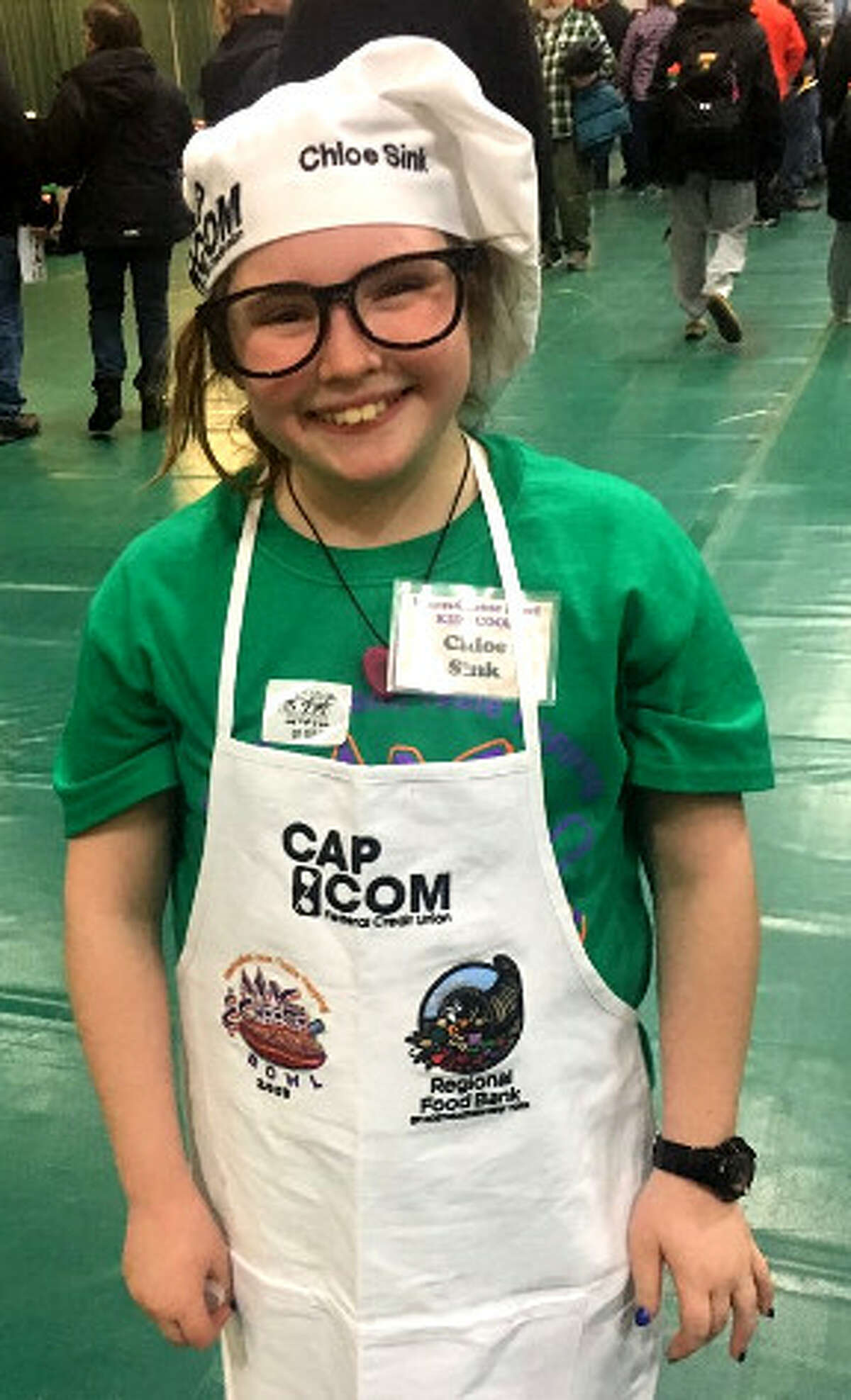 Winning kid cook Chloe Sink of Albany at the 2019 Mac-n-Cheese Bowl. Unable to defend her title in 2020 or again in 2021 because of pandemic-related restrictions, Sink returns to the Mac-n-Cheese Bowl as a competitor in the amateur adult category on March 26, when the event will be held as a street festival in Cohoes.
