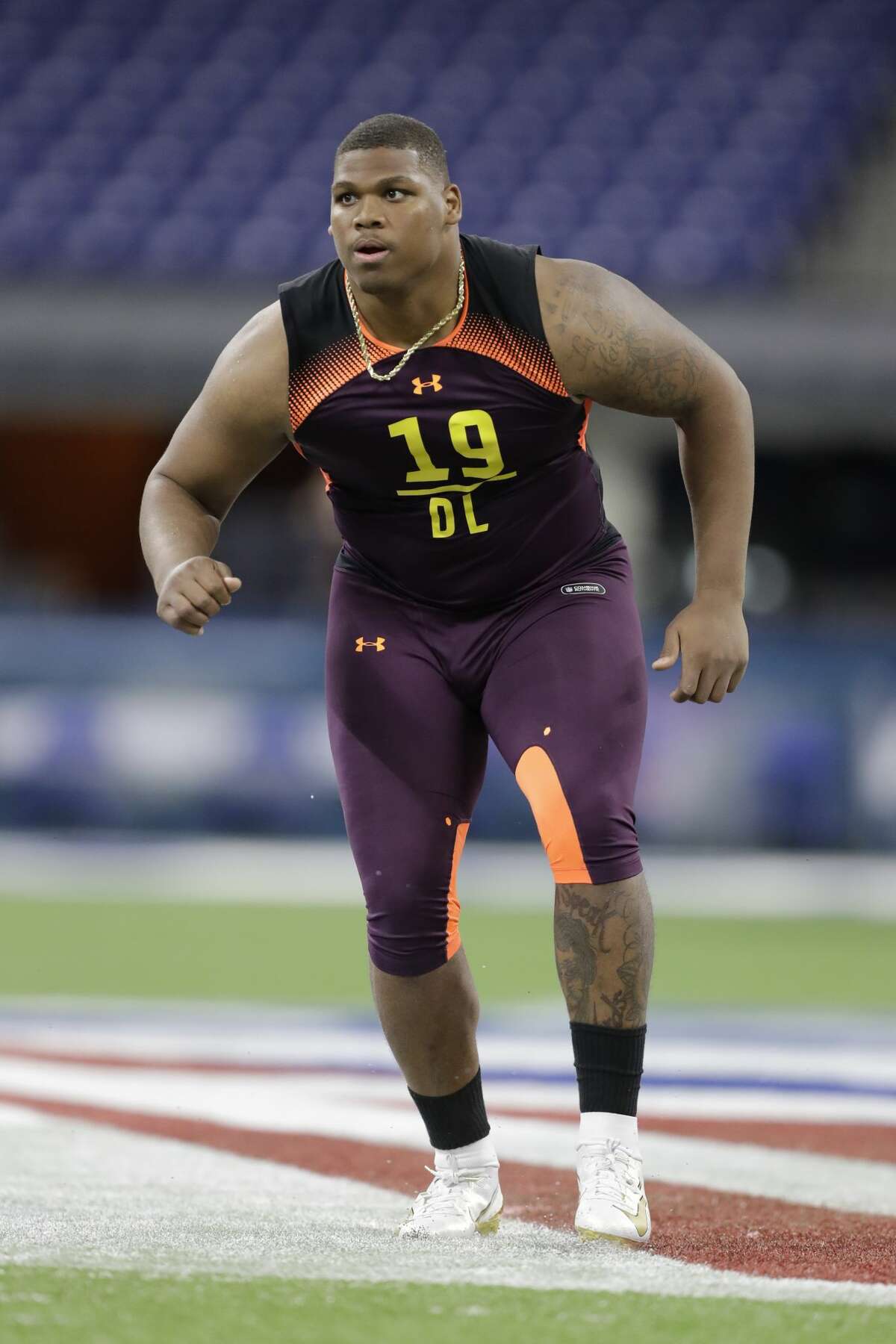 Alabama's Quinnen Williams fourthfastest 300pounder in combine history