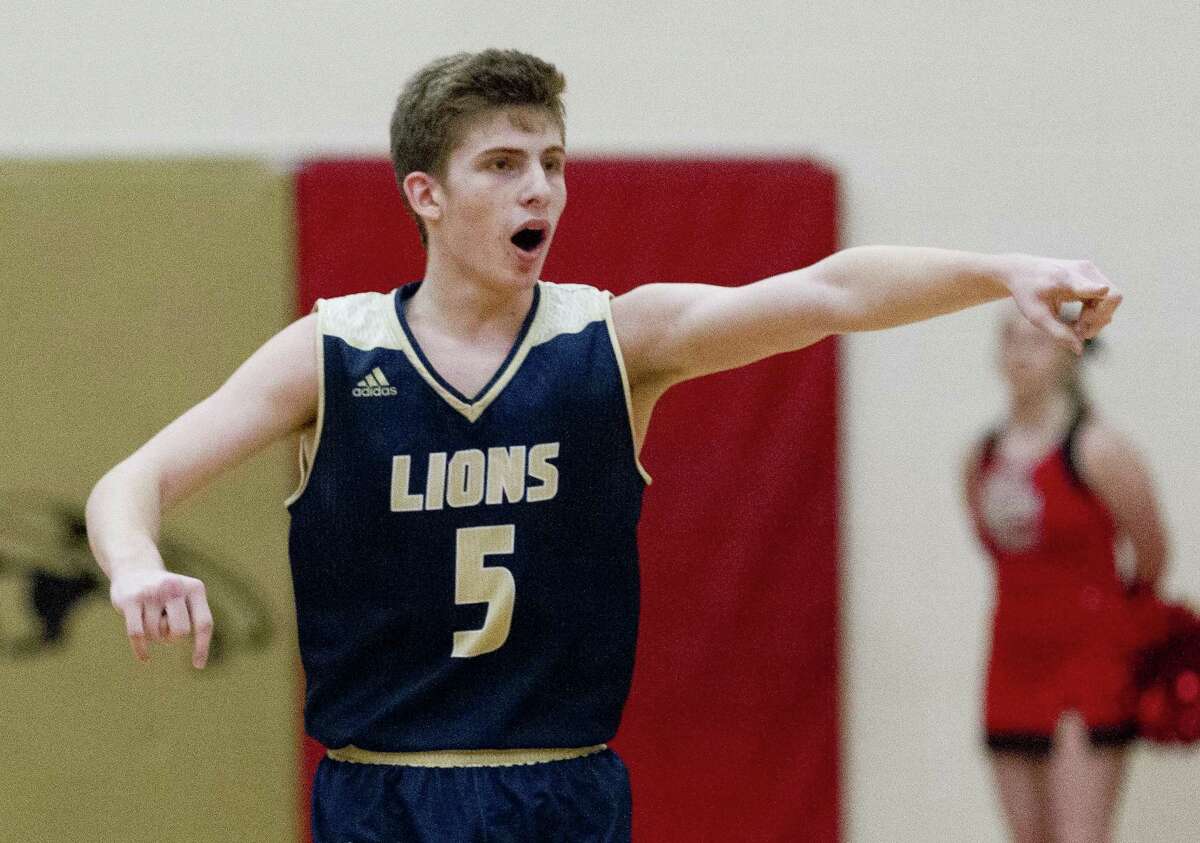 Lake Creek point guard Pierce Spencer (5) is The Courier’s Player of the Year. In 2018-19, the junior averaged 22.3 points, 7.2 rebounds, 3.9 assists and 2.6 steals per game.