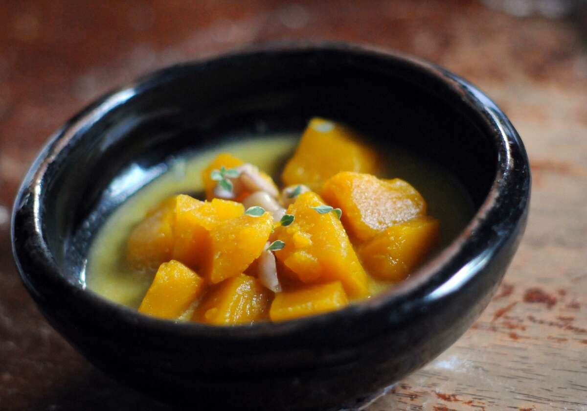 Recipe Kabocha Squash and Coconut MilkPeanut Soup