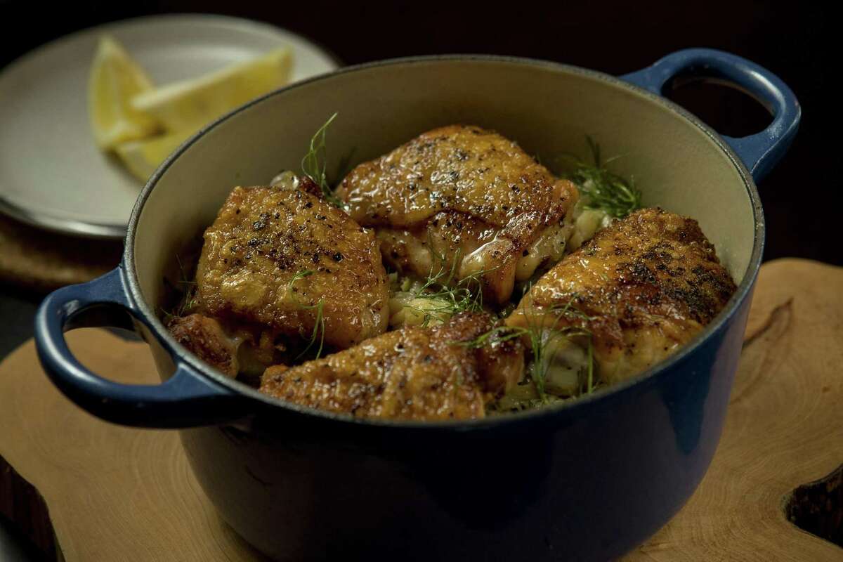 Recipe: One-Skillet Chicken With Buttery Orzo