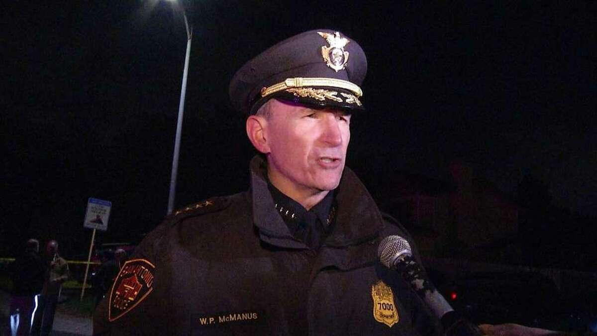 A San Antonio police officer shot and killed a suspect who fired a shotgun at him early Monday on the Northwest Side, according to San Antonio Police Chief William McManus.