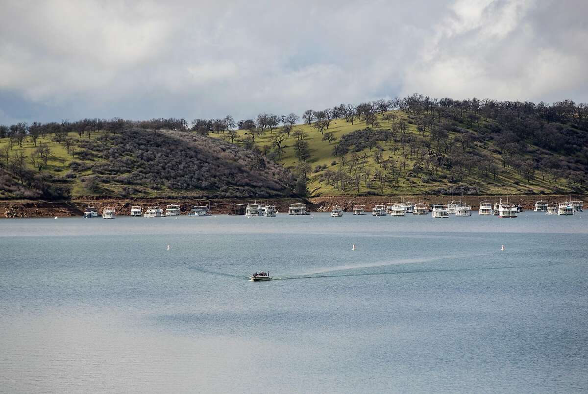 Lake Don Pedro is seen near the Lake Don Pedro Marina in La Grange, Calif., on Saturday, February 17, 2019. The full-service marina has boats, personal watercraft and houseboats available for rental.