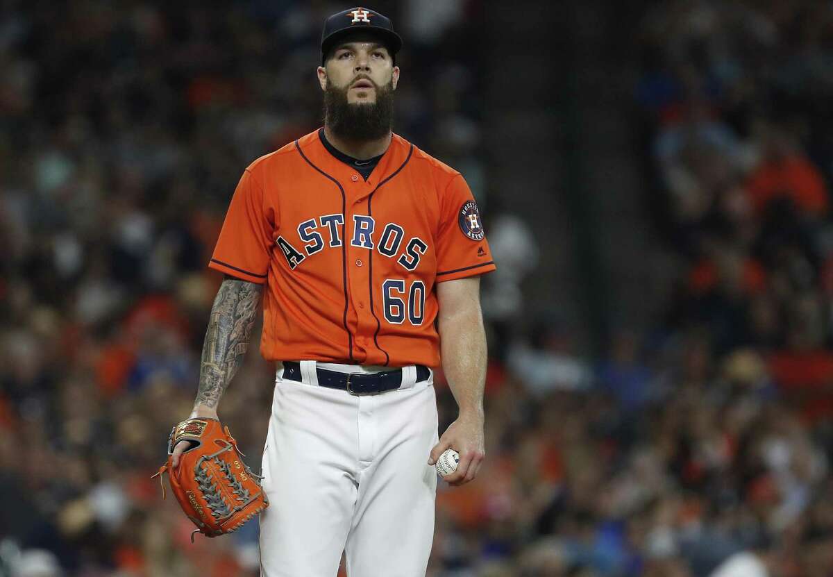 Dallas Keuchel has a 2015 Cy Young Award and four playoff victories to his name but has yet to land a free-agent contract.