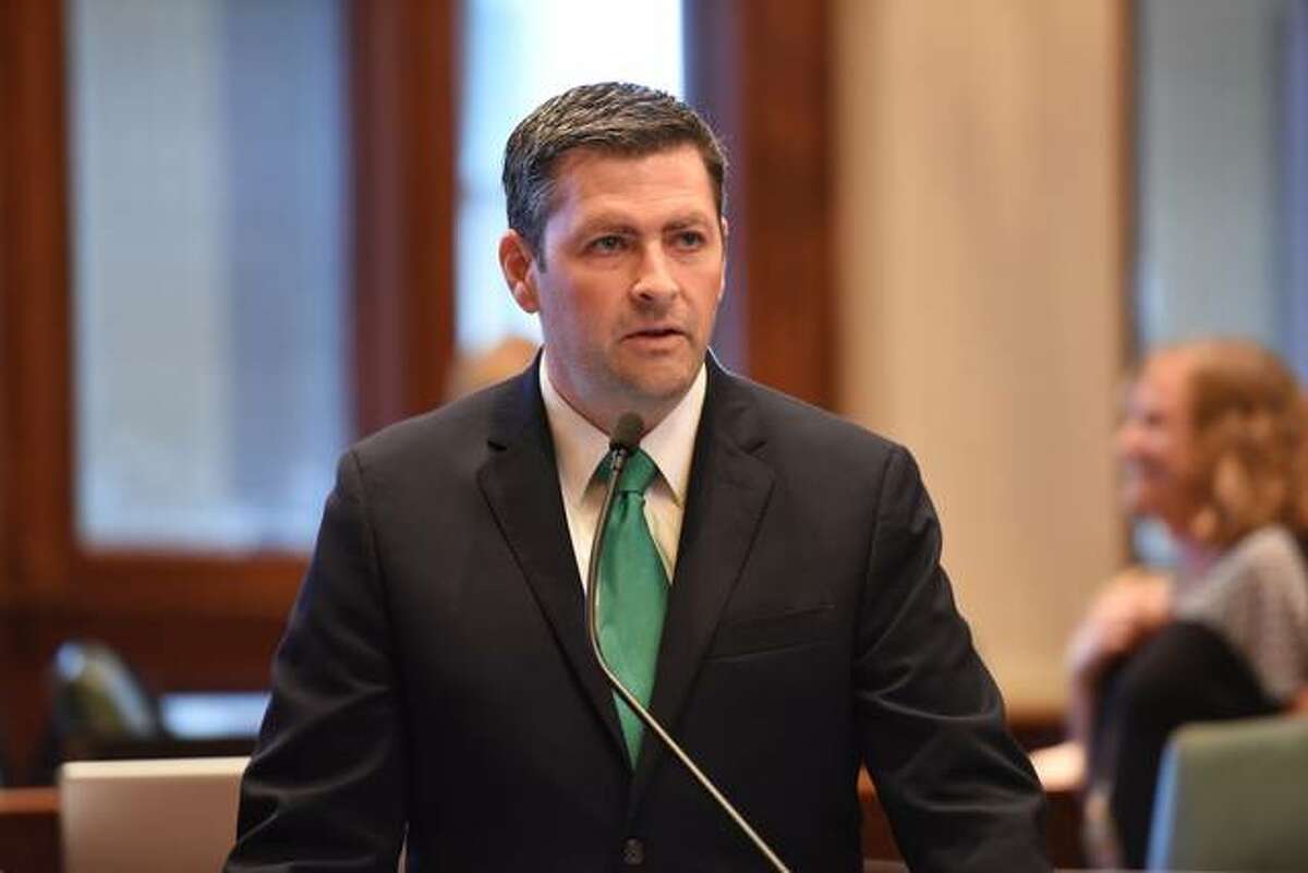 Former state Rep. Peter Breen, shown here on the House floor in Springfield, is now vice president and senior counsel for The Thomas More Society. The conservative pro-life law firm last week released a 13-page report pointing out its opposition to legislation that would repeal and replace current abortion law in Illinois.