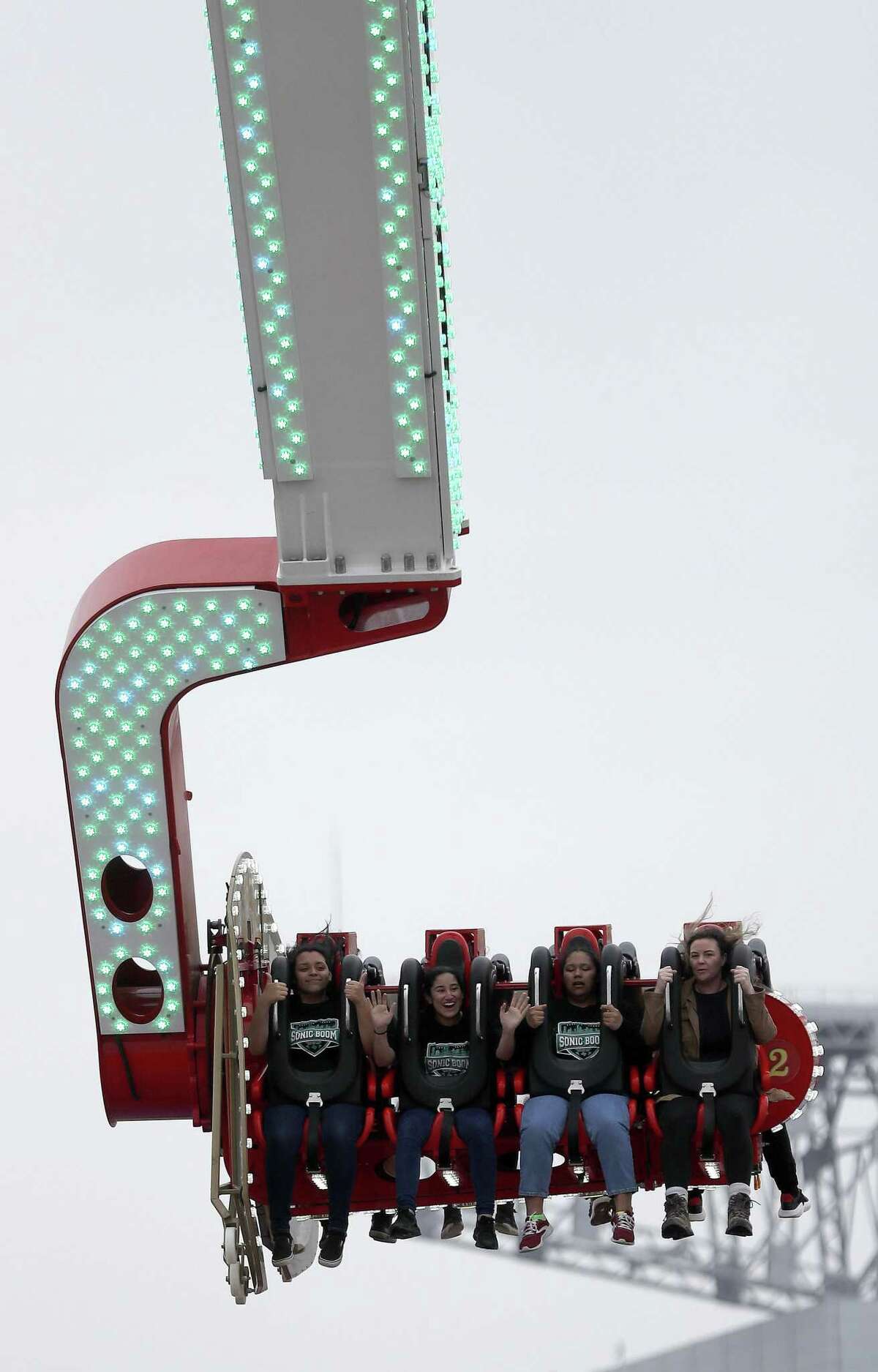 Taking a spin on the Titan, the biggest ride at the rodeo — and in the U.S.