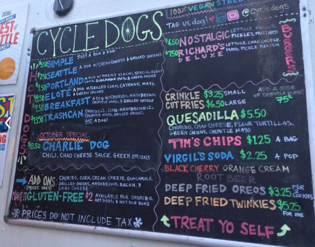 For the ultimate Seattle dog or hot dog... Cycle Dogs divvies out a darn good dog that doesn't break the bank, either. Nestled in Ballard on 17th Avenue Northwest (pretty close to Reuben's Brews, too,) they also dole out delivery via Postmates, Uber Eats and DoorDash.