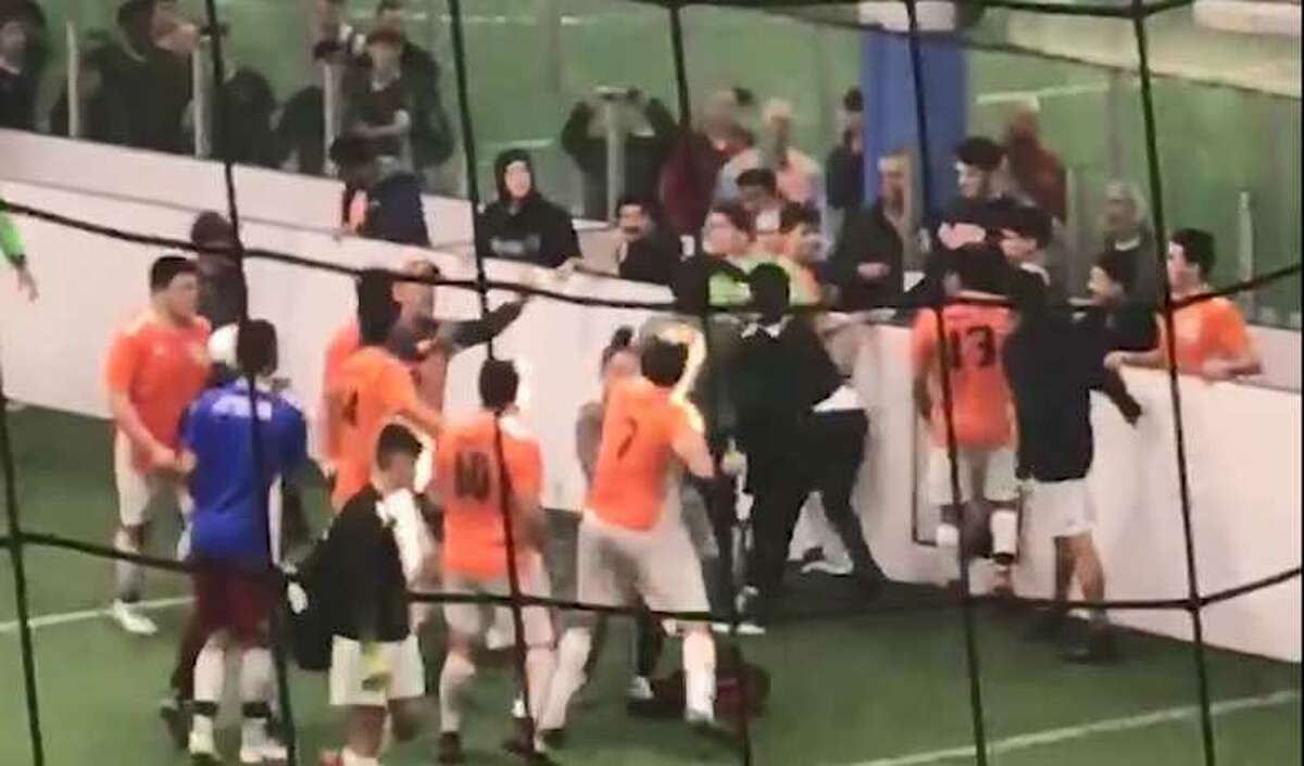 Soccer brawl Watch as video shows youth soccer player punching referee