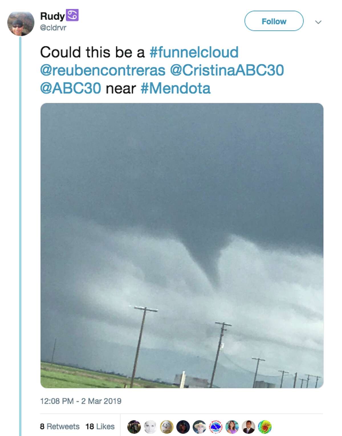 6 tornadoes spotted in California Central Valley in past 6 weeks 'It's