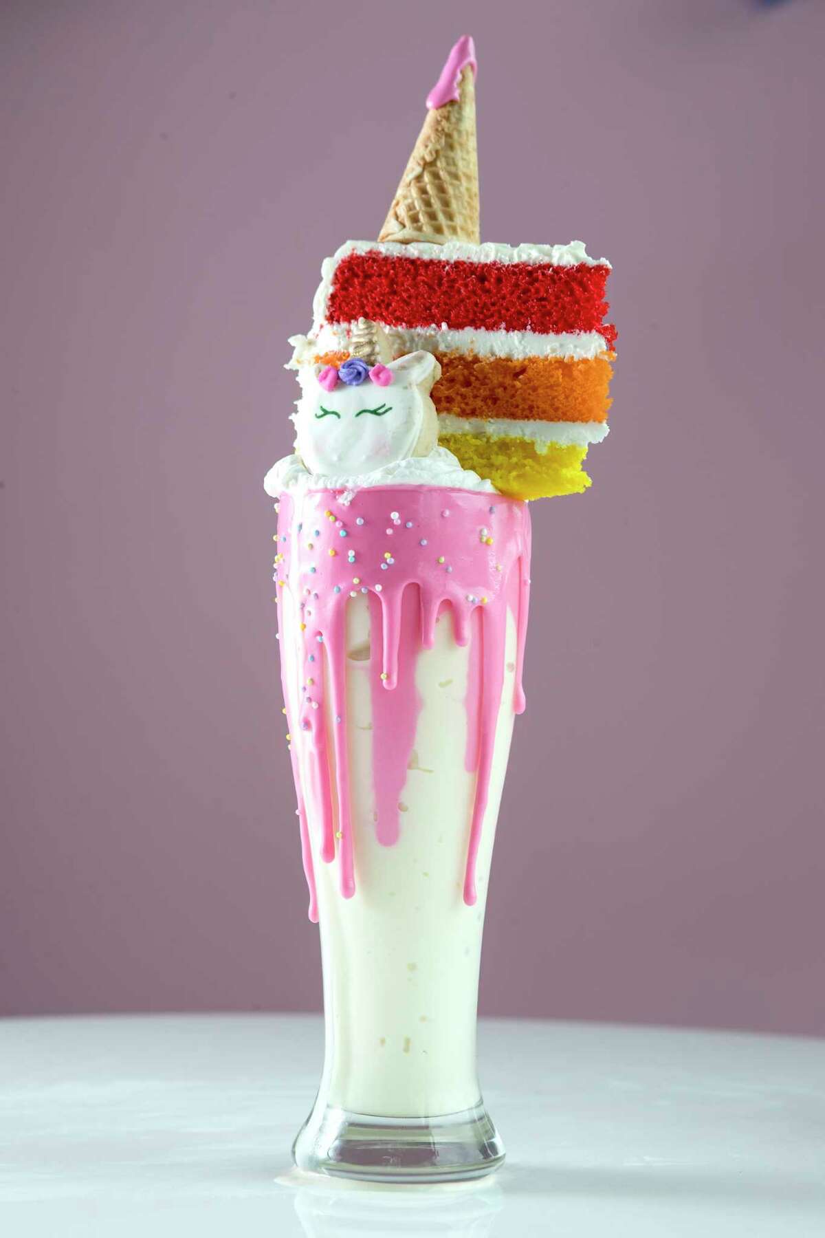 Mega mimosas and unicorn milkshakes Overthetop drinks you have to